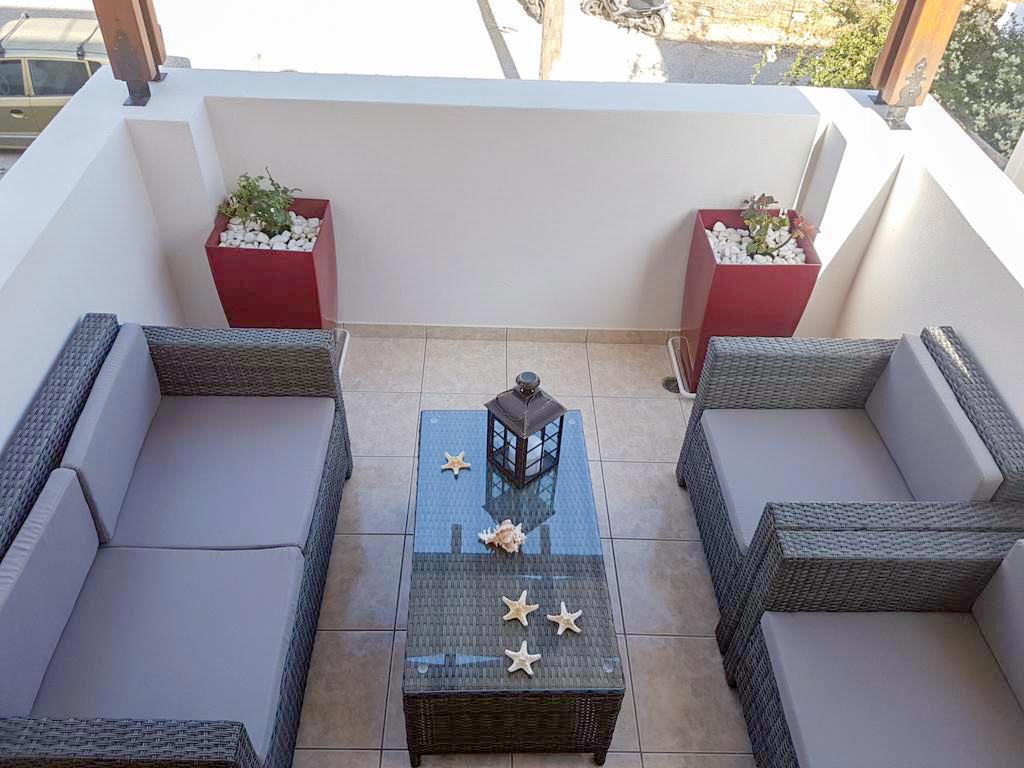 The private terrace
